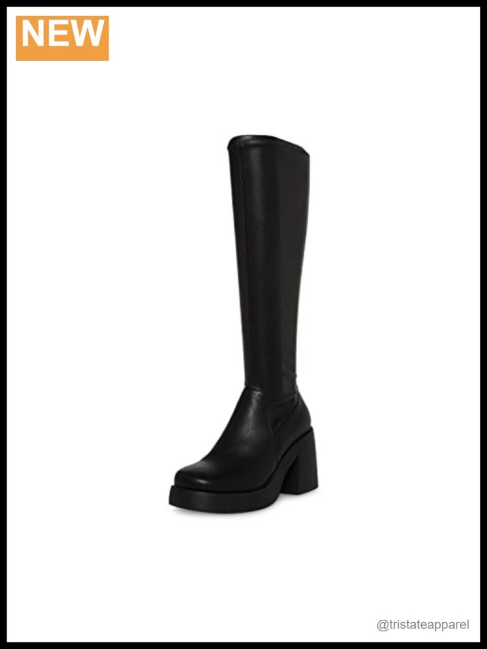 Knee-High Hiking Boots with Memory Foam Insole, Side Zipper